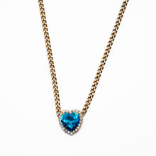 Load image into Gallery viewer, NYC LOVE Necklace: Aqua Dreams