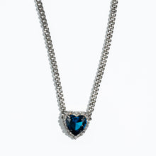 Load image into Gallery viewer, NYC LOVE Necklace: Brilliant Blue