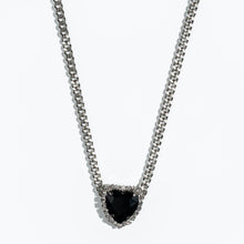 Load image into Gallery viewer, NYC LOVE Necklace: Jet Black