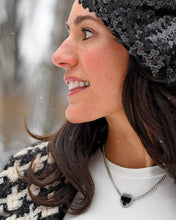 Load image into Gallery viewer, NYC LOVE Necklace: Jet Black