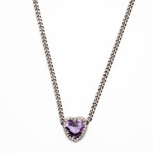 Load image into Gallery viewer, NYC LOVE Necklace: Lilac Love
