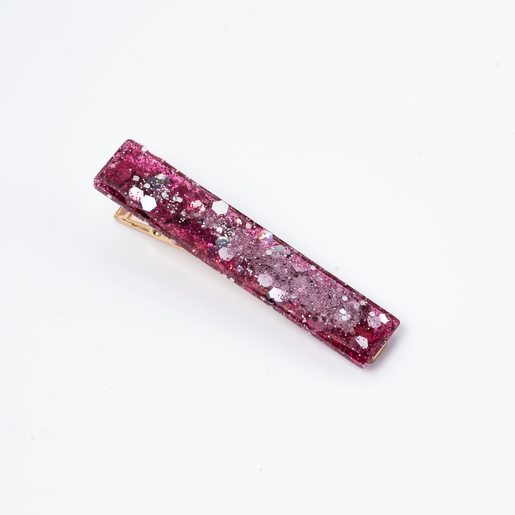 Pink Candy Confetti Hair Clip