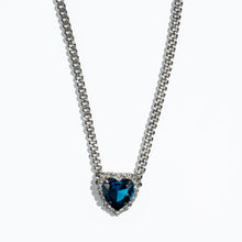 Load image into Gallery viewer, NYC LOVE Necklace: Brilliant Blue
