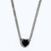 Load image into Gallery viewer, NYC LOVE Necklace: Jet Black
